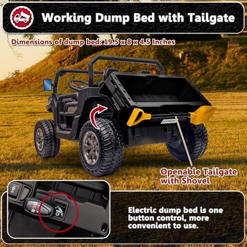 Exploring Fun with Sopbost 2 Seater Ride On Dump Truck