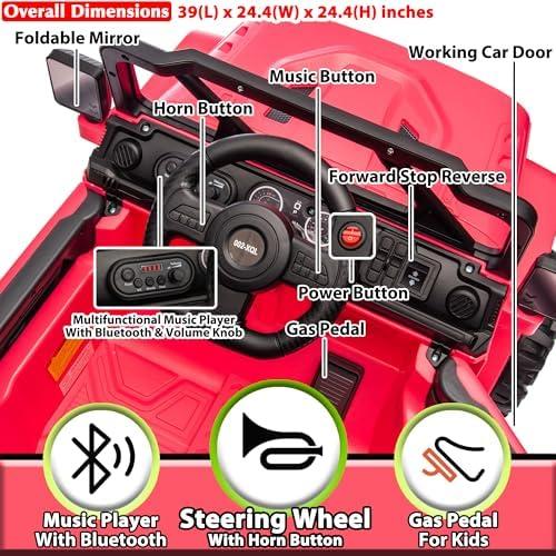 Exploring the Sopbost 12V Ride-On Truck: Fun Meets Safety!