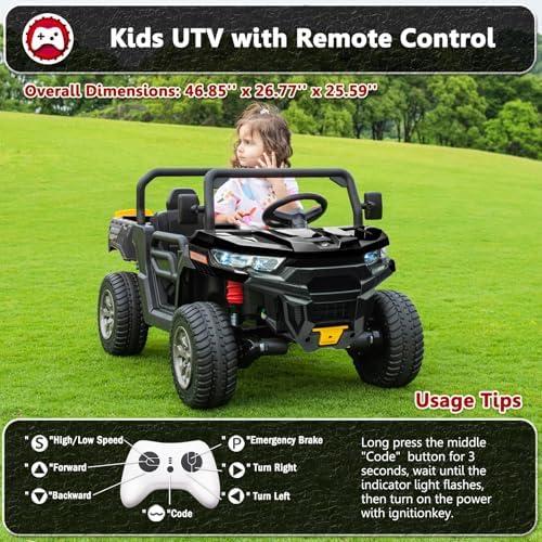 Exploring Fun with Sopbost 2 Seater Ride On Dump Truck